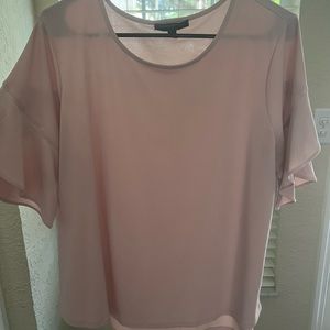Work blouse - pale pink
